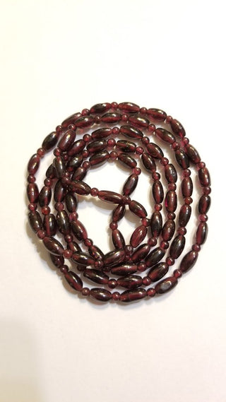 EB Single Strand Red Glass Beads