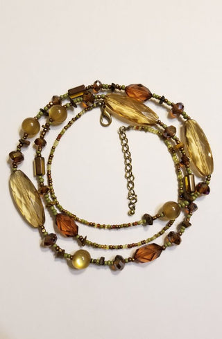 EB Ultra Long Beaded Necklace