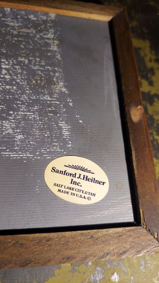 1970s "DEMOLITION EXPERT NO JOB TOO LARGE" mirror by Sanford J. Heilner Inc.  (AS-IS)