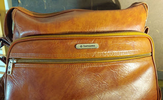 1979 Weekend Carry-on Tote Bag, Samsonite Silhouette II luggage line - suitcase (As-Is)