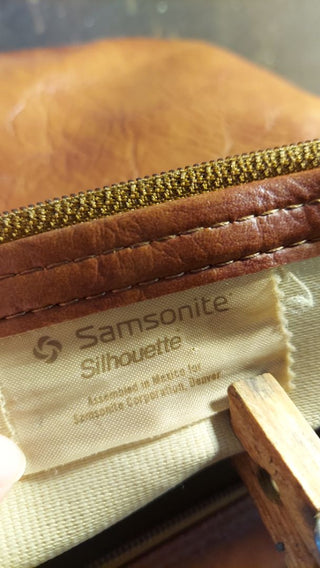 1979 Weekend Carry-on Tote Bag, Samsonite Silhouette II luggage line - suitcase (As-Is)