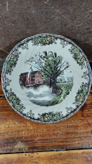 The Friendly Village ("England 1883" Backstamp) 8" Round Bowl by Johnson Brothers