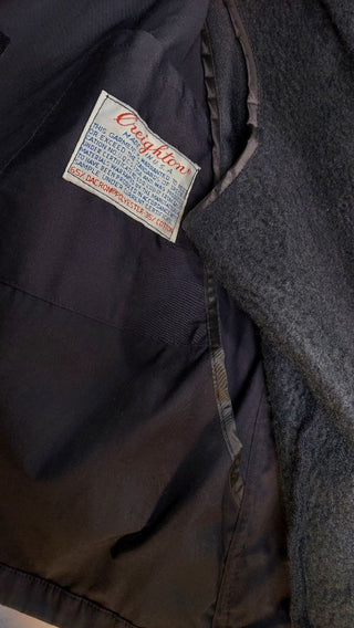 1976-84 US Navy (large) - Creighton Insulated Windbreaker Jacket Coat, with removable insulated liner.