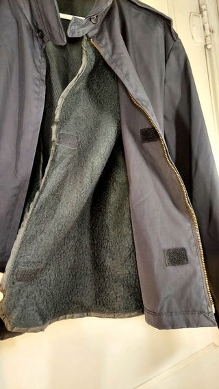 1976-84 US Navy (large) - Creighton Insulated Windbreaker Jacket Coat, with removable insulated liner.