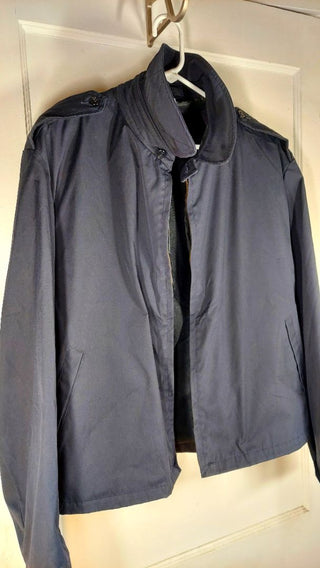 1976-84 US Navy (large) - Creighton Insulated Windbreaker Jacket Coat, with removable insulated liner.