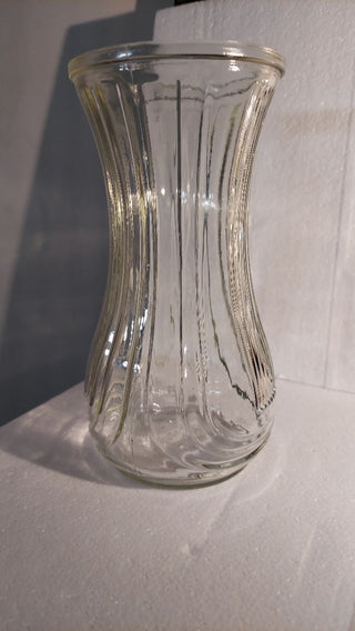 1970s Harp Mod Vase - 4086-b by Hoosier Glass