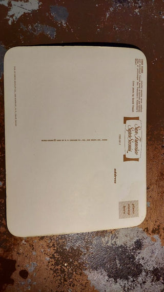 1970s Cresci Bros. Crab Stand at Fisherman’s Wharf San Francisco CA scene by Gerald French - unused mirro-krome postcard Smith Novelty (As-Is)