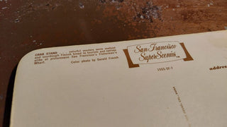 1970s Cresci Bros. Crab Stand at Fisherman’s Wharf San Francisco CA scene by Gerald French - unused mirro-krome postcard Smith Novelty (As-Is)