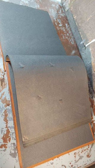 1920s "Photographs" Snap Shots Photo Album with Embossed Faux Leather Cover - 32 pages