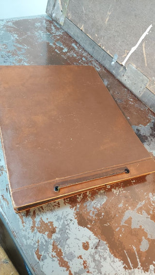 1920s "Photographs" Snap Shots Photo Album with Embossed Faux Leather Cover - 32 pages