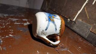 Blue Bird Stoneware Mug - Ken Edwards El Palomar, handcrafted in Tonalá, Mexico