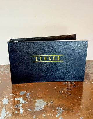 Ledger - Accounting and Address - Records Book Binder, Unused. Includes Accounting & Contact Pages
