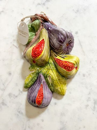 Ceramic Hanging Fig (Sourced in Umbria, Italy)