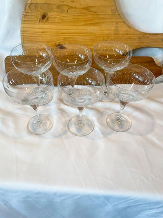 Rosenthal Lotus Cut Coupes (Set of 12)