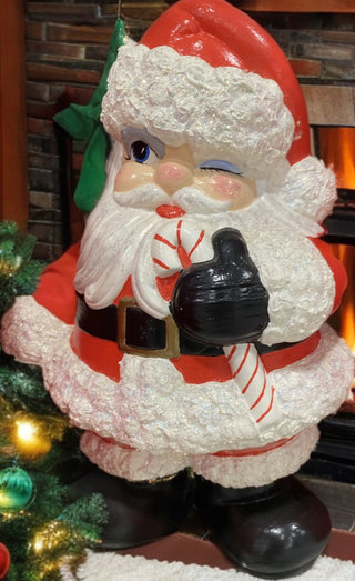 Vintage Ceramic Santa