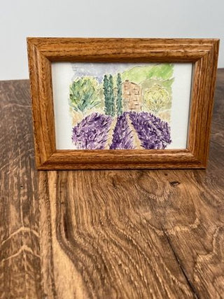 Provence Lavender Fields 4x6" Print