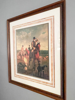 English Hunt Framed Print 26.5x30.5"