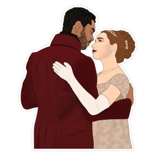Bridgerton Daphne and Simon Detailed Sticker