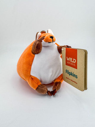 Flipkins Red Fox – 5" Always Lands Upright Plush Toy