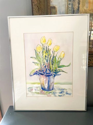 Tulip Watercolor Signed (16x20")