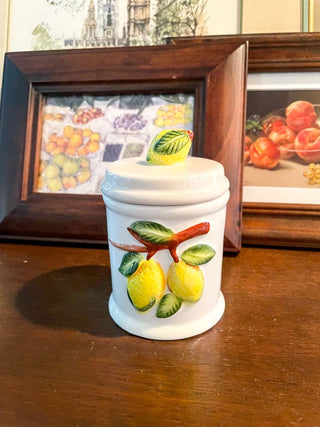 Lemon Lidded Jar