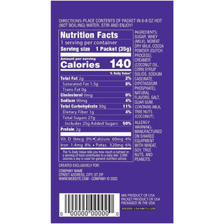 Door County Double Fudge Gourmet Hot Cocoa - One Mug Packet