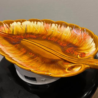 Vintage Lg Maurice of California Pottery Chip and Dip Serving Dish #145