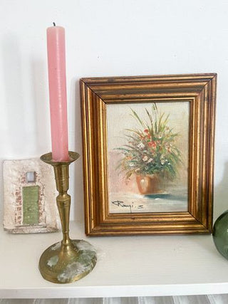 Floral Oil Painting (Sourced in Italy)