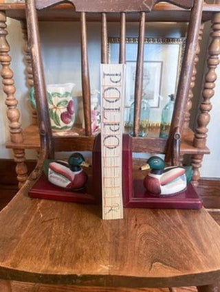 Duck Bookends Wooden