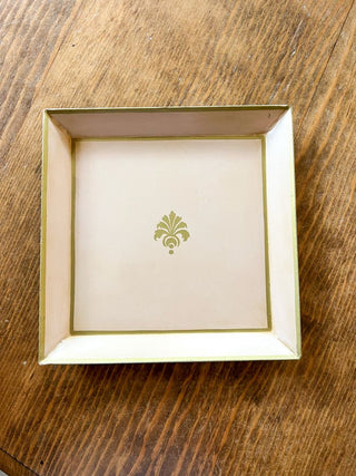 fleur de lis Tray 8x8"