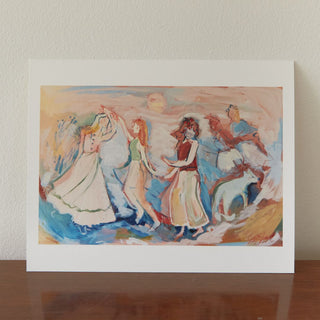 ORIGINAL ARTWORK "Dancing in the Kitchen Print"