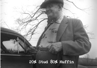 Happy Birthday Stud Muffin Greeting Card