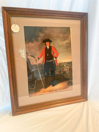 Our Forefathers Golfing Framed Print 23x27"