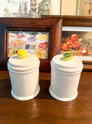 Lemon Lidded Jar