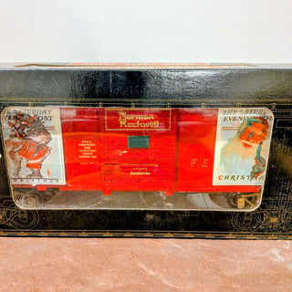 Aristo Craft 46037-3 Normal Rockwell Xmas Train Car, G scale