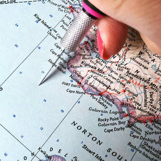 Chicago Illinois Vintage Map Ceramic and Cork Coaster