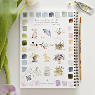 Spring Watercolor Workbook by Emily Lex