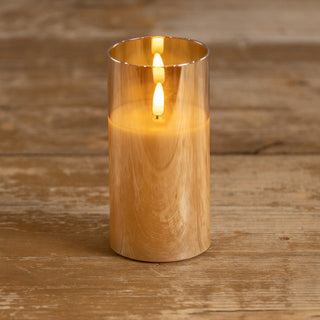 5" Champagne Glass 3D Flame Candle