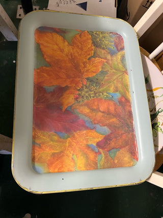 Fall Leaves Tray