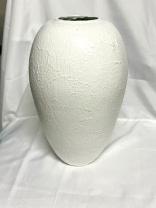 Large White Pottery Vase