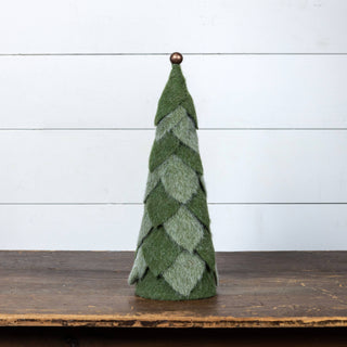 18" Green Felt Tree
