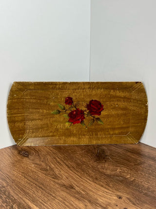 Haskelite Wooden Rose Trays Made in Chicago