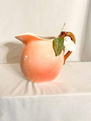 Peach Ceramic Pitcher