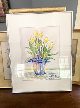 Tulip Watercolor Signed (16x20")