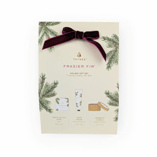 Frasier Fir Holiday Gift Set - Hand Cream, Travel Tin, and Bar Soap