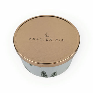 Frasier Fir Poured Candle Tin, Gold Lid