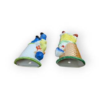 Set of 2 Boy and Girl Dutch Wall Pockets