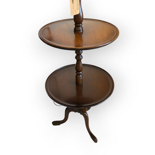 Mahogany two-tier Lamp Table