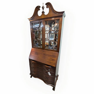 Beautiful 4 Drawer Mahogany Secretary Cabinet