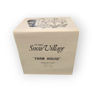 Dept 56 "Farm House" , Snow Village Collection